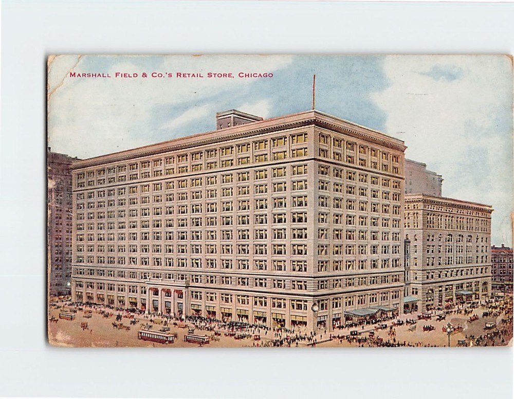 Postcard Marshall Field & Co.'s Retail Store Chicago Illinois USA