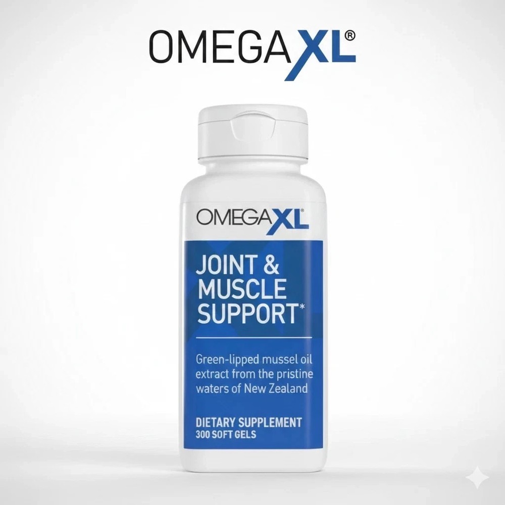 Omega XL 300 Capsules Green Lipped Mussel Joint & Muscle Relief Supplement