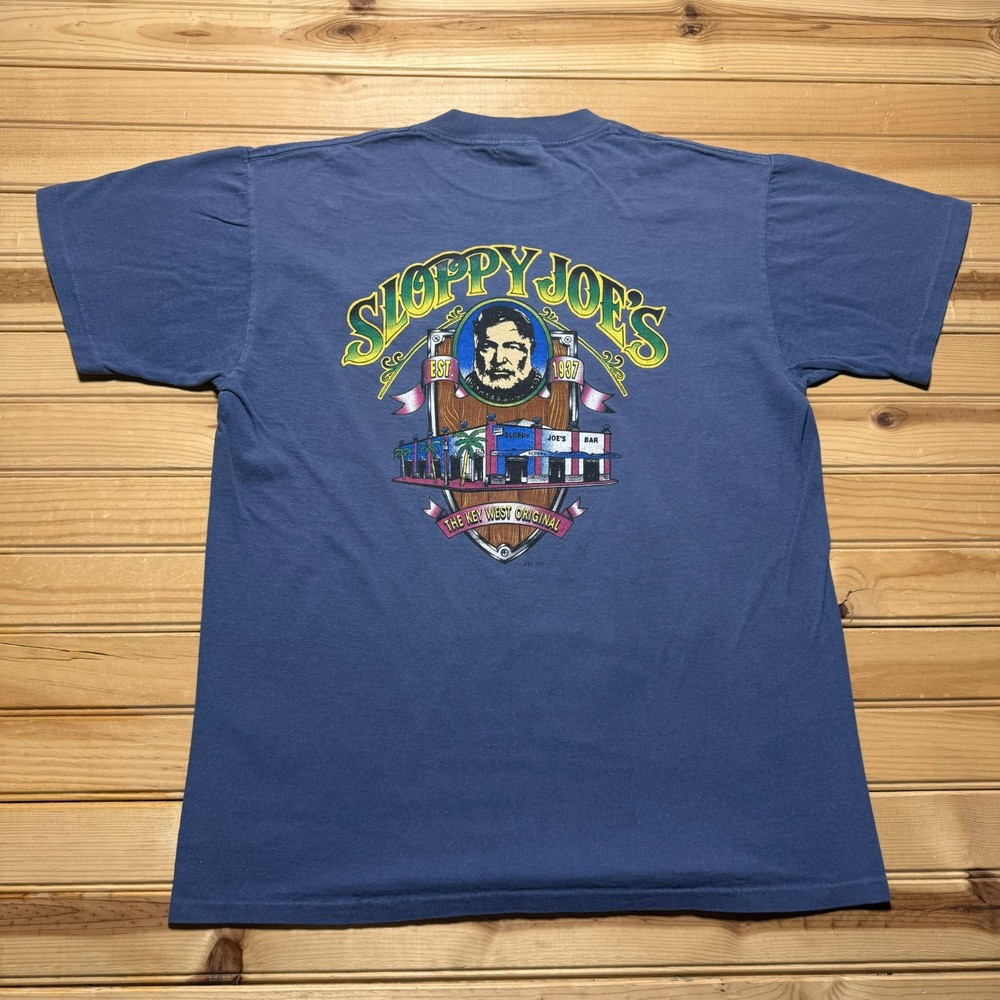 Vintage 90s 1996 Sloppy Joe's Key West Bar Single Stitch Shirt USA Made - Medium