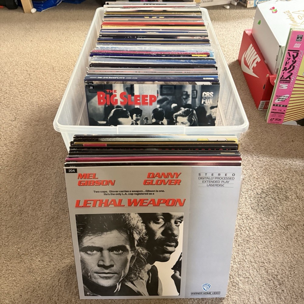 105 LOT Laserdisc LD VIDEO DISCS GREAT MOVIES DRAMA COMEDY ACTION COLLECTION