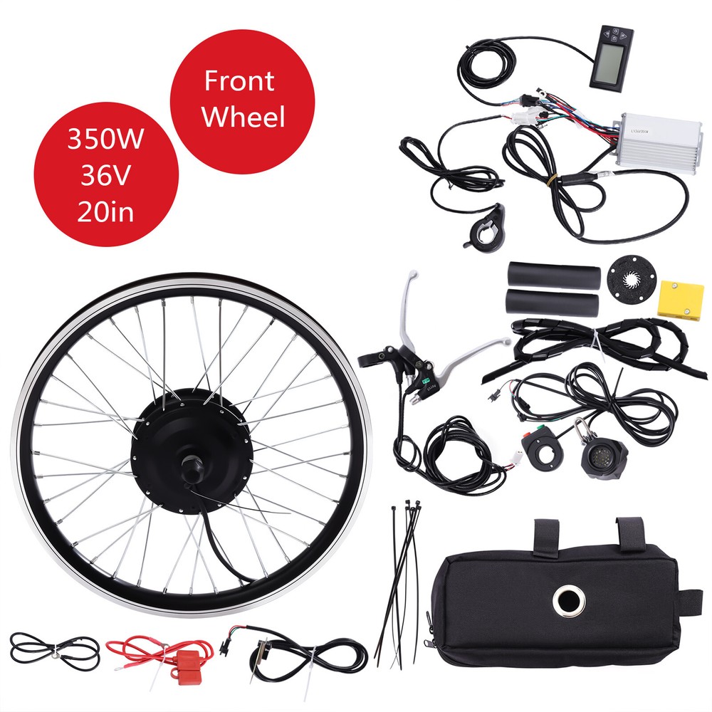 36V 20 Front Wheel Electric Bicycle Hub Motor Conversion Kit 350W E Bike