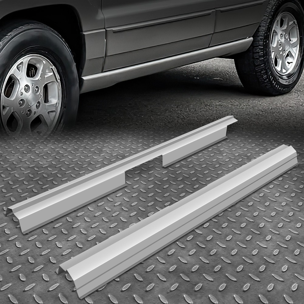 Left & Right Stamped Steel Rocker Panels for 99-04 Jeep Grand Cherokee 4-Door
