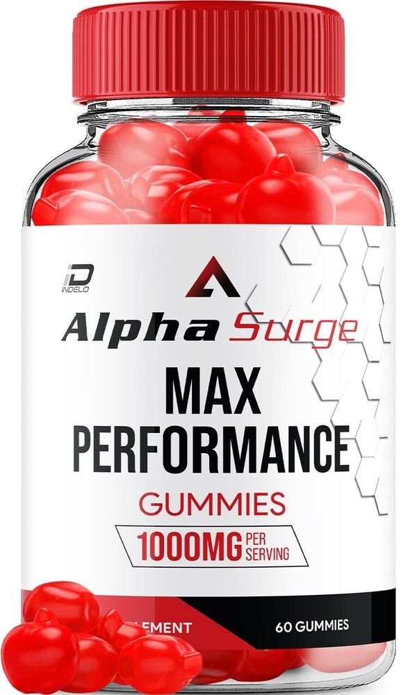 (1 Pack) Alpha Surge Gummies for Men – AlphaSurge ACV Gummy 1000MG,Vitamin B12