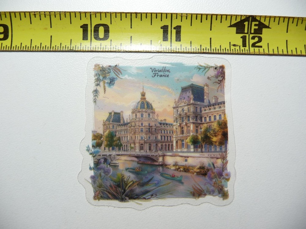 Versailles France travel sticker decal colorful vacation site landmark view
