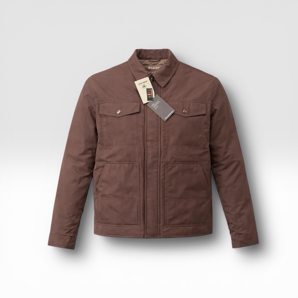 Ariat Grizzly 2.0 Canvas Insulated Jacket Bracken Brown Men’s XL NWT