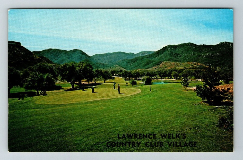 San Diego CA-California, Lawrence Welk's Country Club Village, Vintage Postcard
