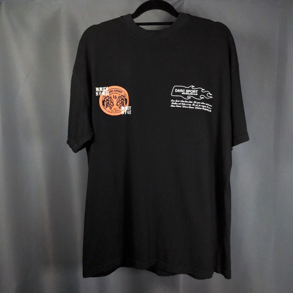 Darc Sport Bodybuilding Club MMXV NFGU Black T-Shirt Wolves Ohana Forever Medium