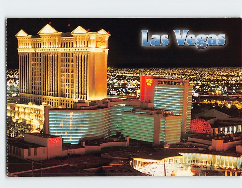 Postcard Caesars Palace Hotel & Casino Las Vegas Nevada USA