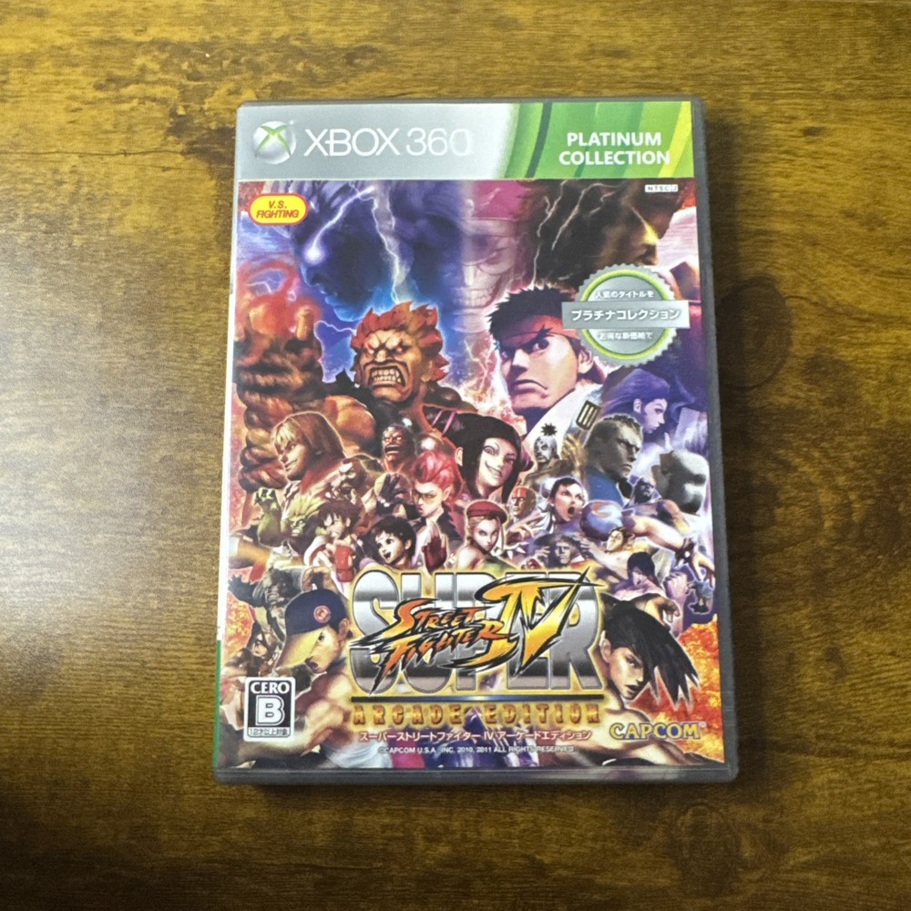 Super Street Fighter IV 4 Arcade Edition Import Japan Xbox 360 Japanese ver.