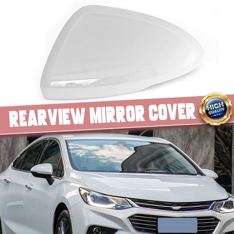 Left Rearview Mirror Cover Cap Shell Housing White For Chevrolet Cruze 2017-19