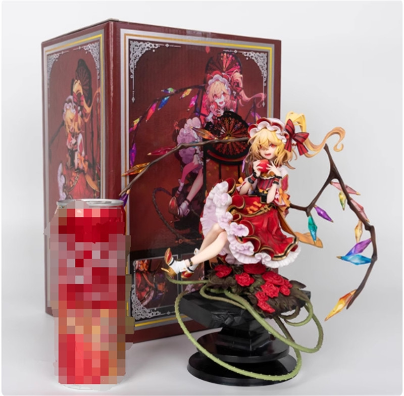 Anime Touhou Project Flandre Scarlet 22.4cm 1/8 Scale Figure Statue Model Toys