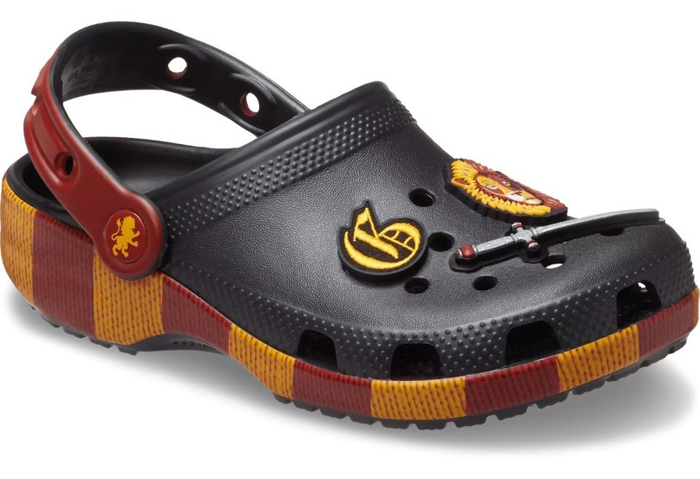 CROCS Harry Potter Gryffindor Classic Clogs 210553 w/Jibbitz Size M8/W10 New