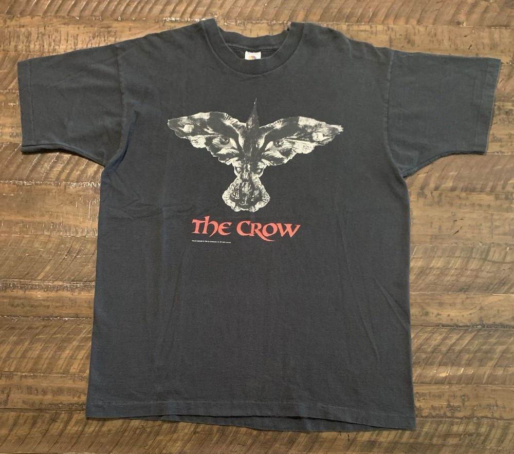Vintage 1994 The Crow Cult Film T Shirt XL USA Made Brandon Lee Movie Promo FOTL