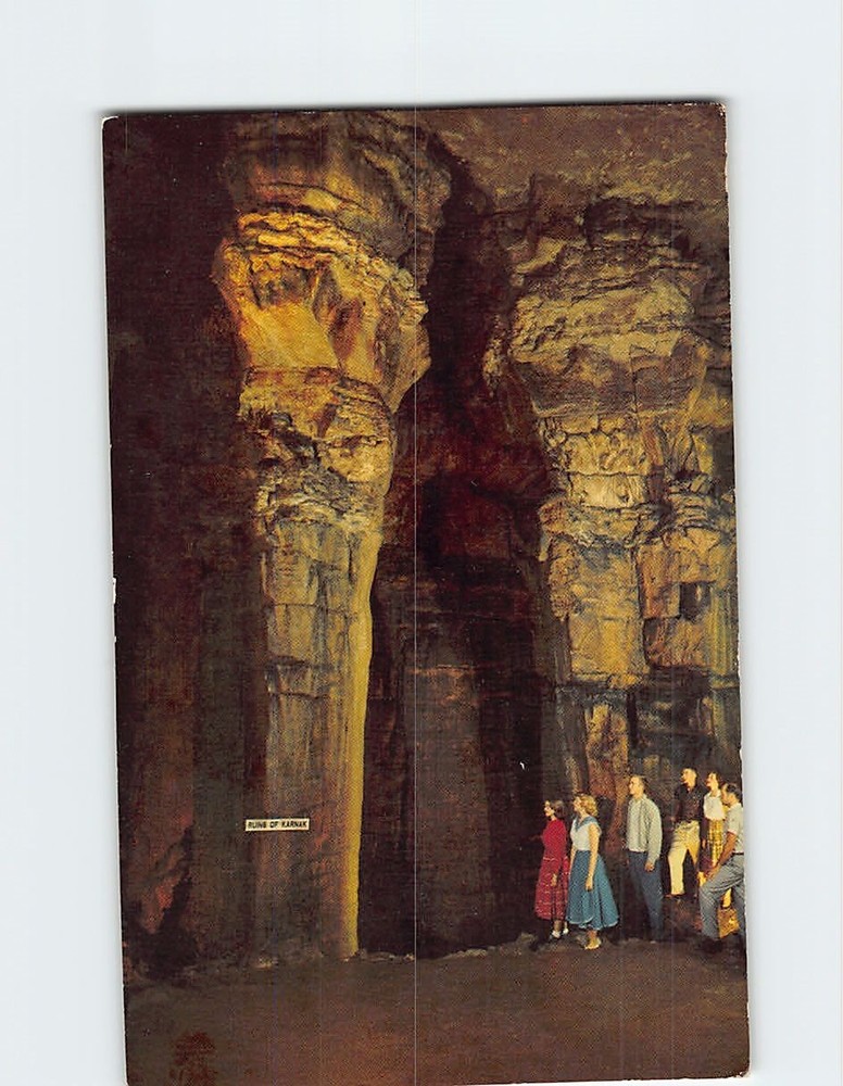 Postcard Ruins of Karnak in Mammoth Cave National Park Kentucky USA