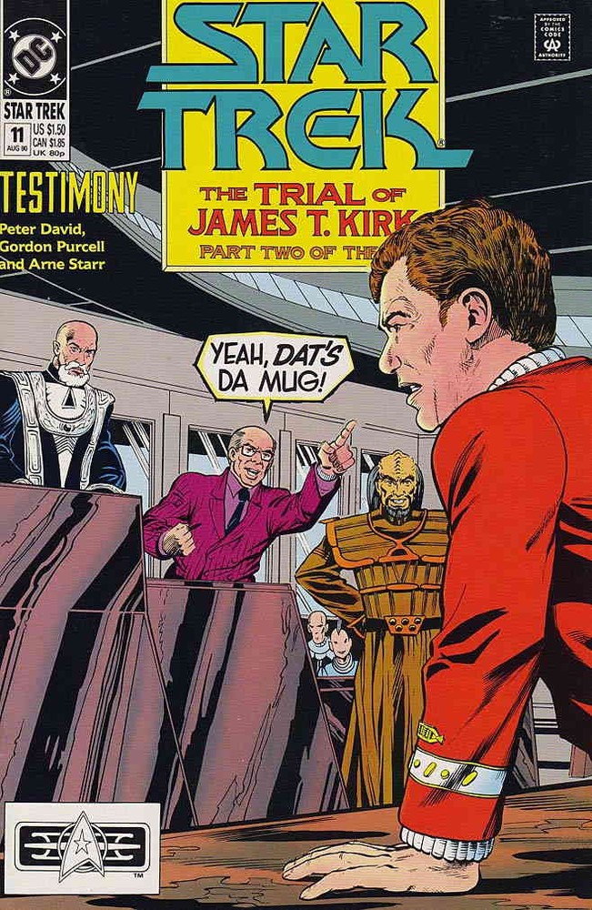 Star Trek (4th Series) #11 FN; DC | Peter David Trial of James T. Kirk - we comb