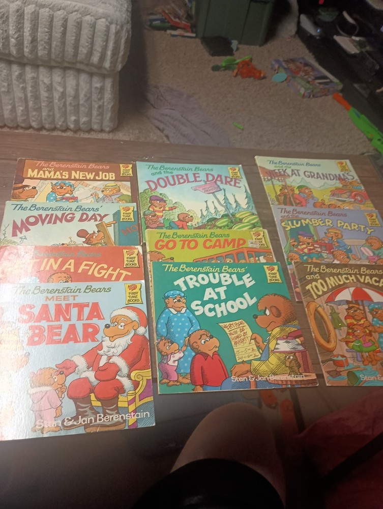 Lot of 10 Vintage 1980s Berenstain Bears Softcover First Time Picture Books B