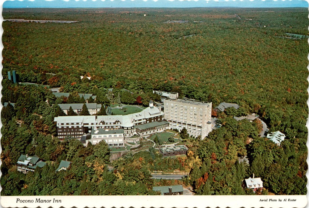 Pocono Manor Inn, Little Pocono Mountain, Pocono Manor, Pa., Pocono Postcard