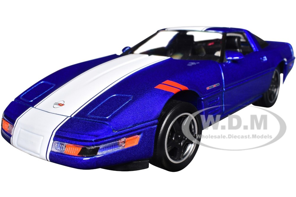 1996 CHEVROLET CORVETTE GRAND SPORT BLUE 1/24 DIECAST MODEL BY MOTORMAX 73202