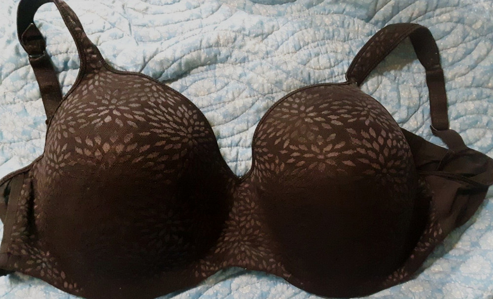 Playtex Secrets Body Revelation Black Bra Size 44DD Style 4823   EUC