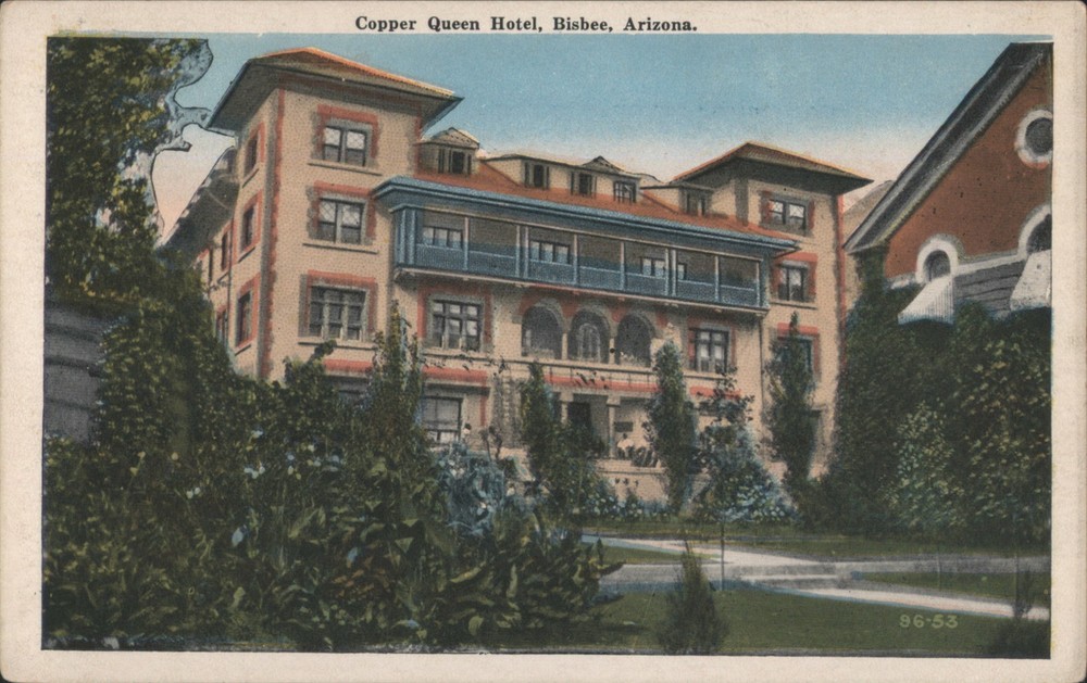 Bisbee, Arizona AZ Copper Queen Hotel Original Vintage Postcard