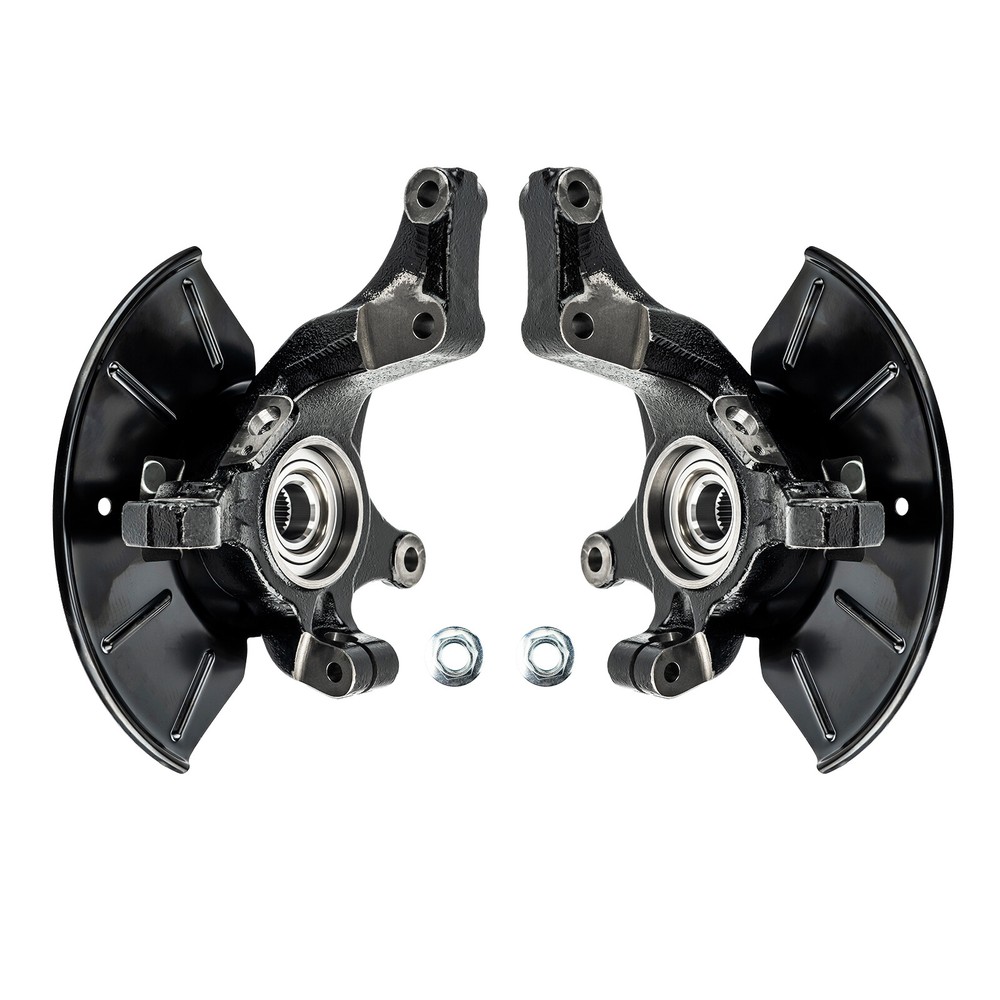Pair Front Knuckle & Wheel Hub Bearing for 2005-2012 Ford Escape Tribute Mariner