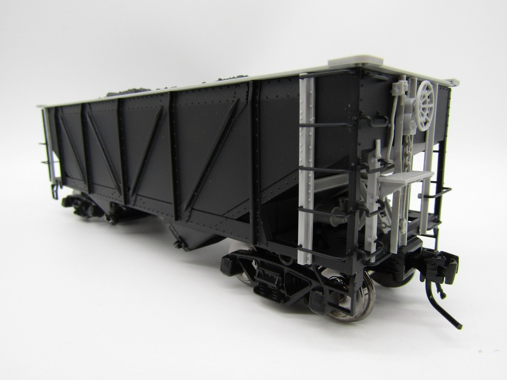 Atlas O 50 Ton War Emergency Hopper with Steel Sides - Undecorated 2-Rail