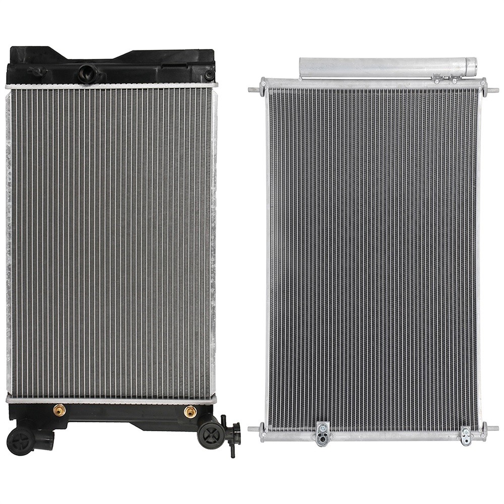 PICKOOR Radiator & AC Condenser Cooling Kit For Toyota Corolla Matrix 2009-2014