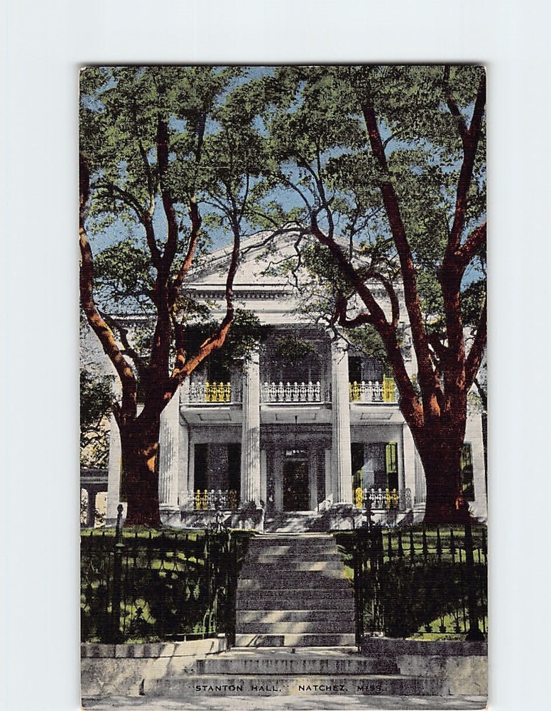 Postcard Stanton Hall Natchez Mississippi USA