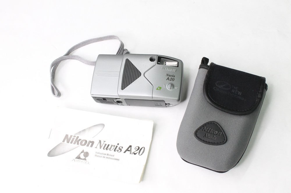 Nikon Nuvis A20 APS Point & Shoot Film Camera with Nikon Case