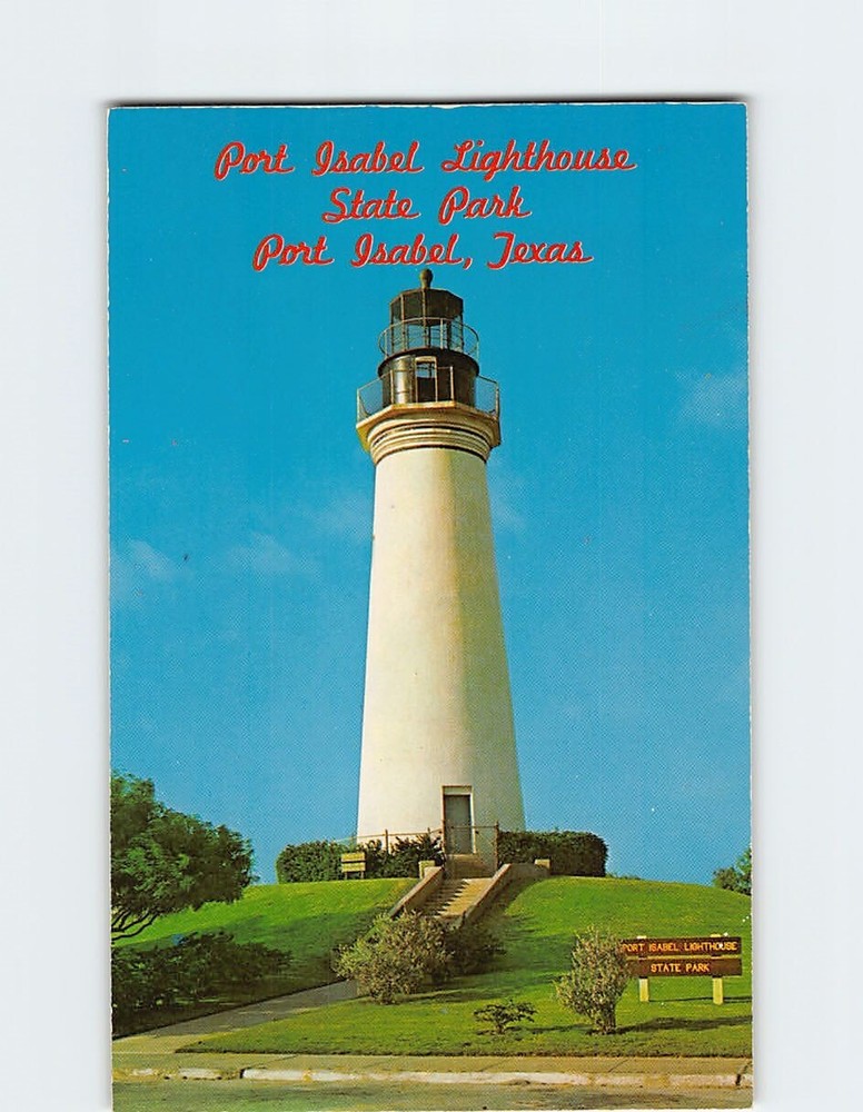 Postcard Port Isabel Lighthouse State Park Port Isabel Texas USA