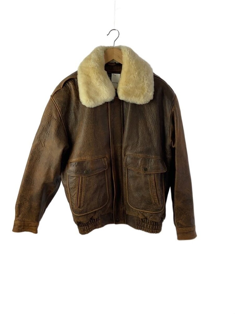 Leather Jacket Blouson/L/Sheep Leather/Brw/4091 3499