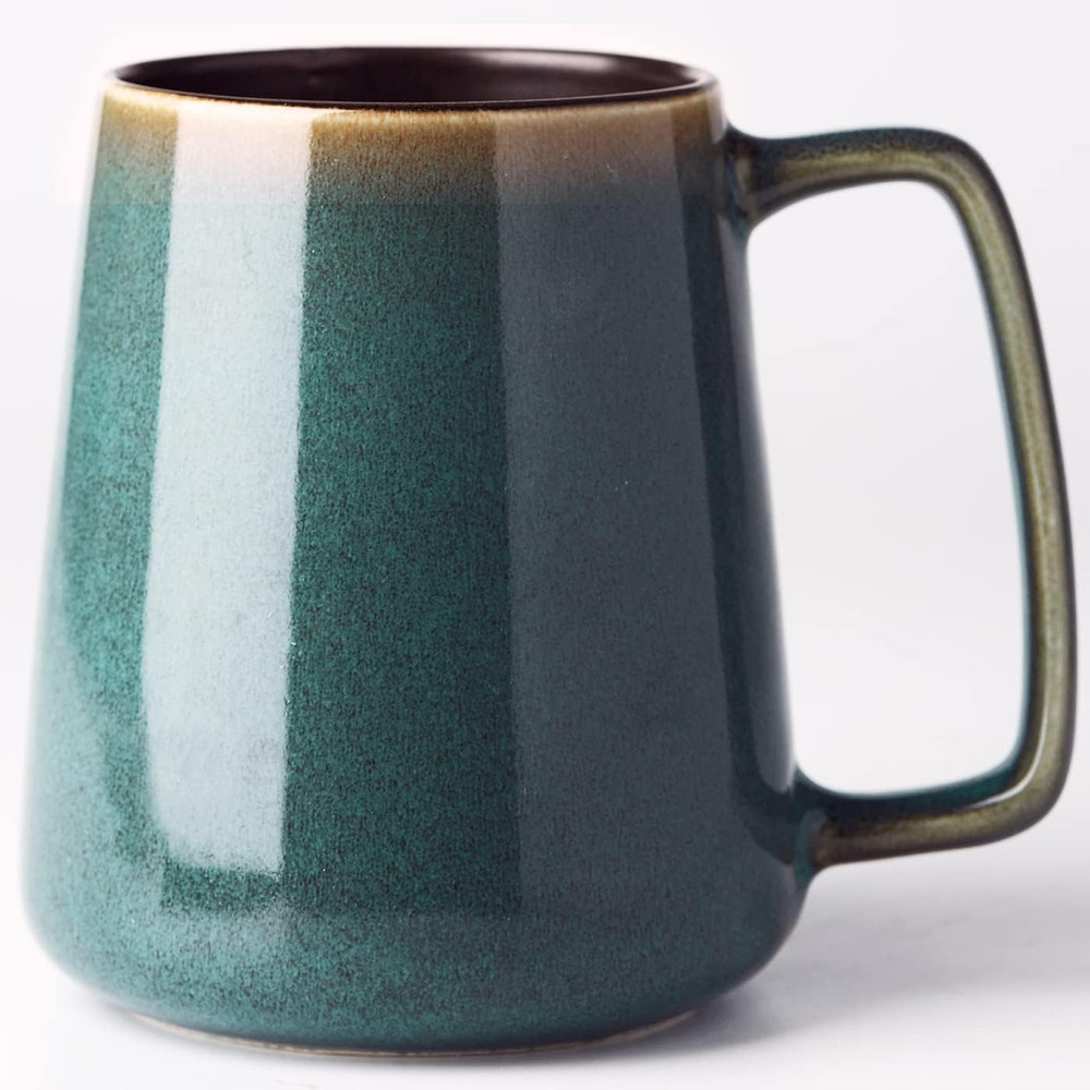 24 Oz Large Ceramic Coffee Mugs, Extra Large Tea and Coffee Cups, Large Handle C