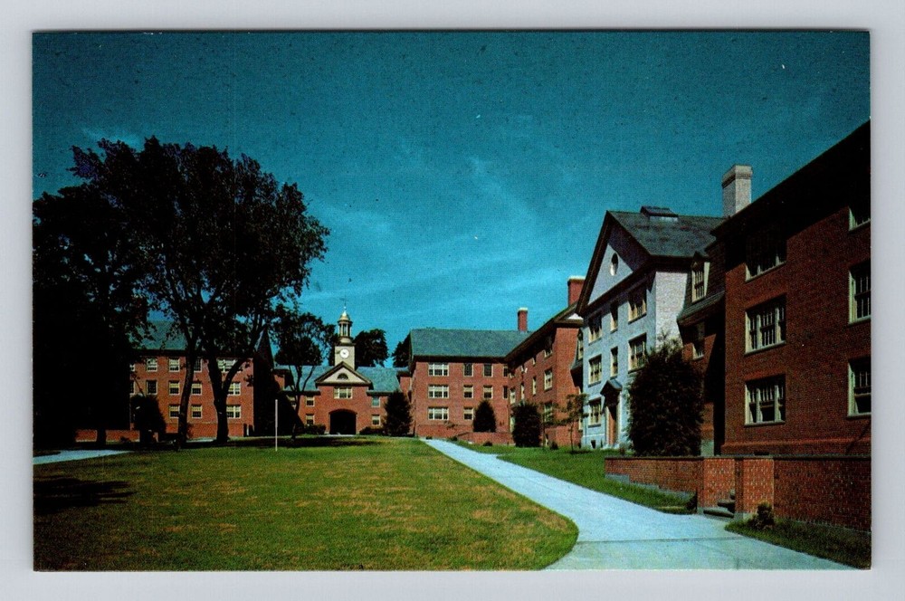 Providence RI-Rhode Island, Brown University Quadrangle Vintage Postcard