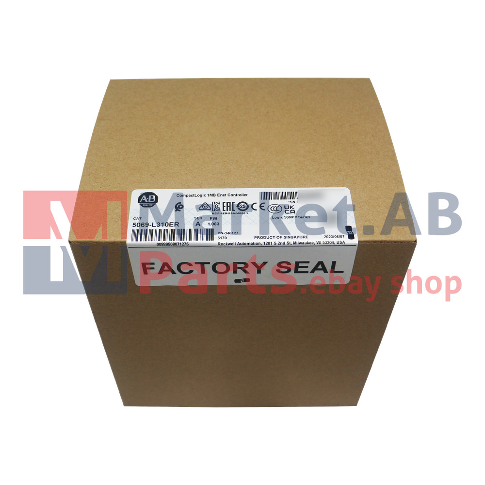 New Sealed 5069-L310ER Allen Bradley CompactLogix 5380 1MB Enet Controller
