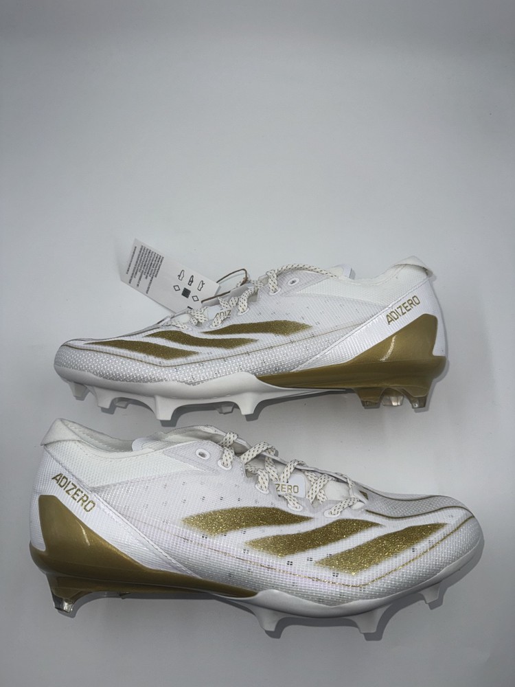 Adidas Adizero Electric Speed Football Cleats Gold White IE4381 Men’s Pick Size
