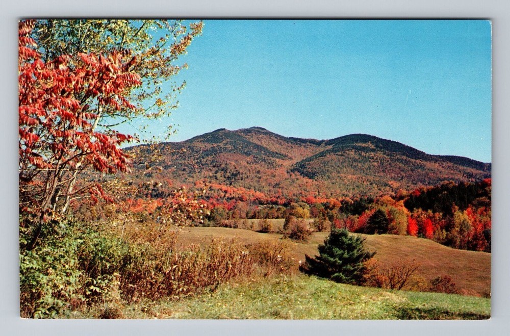 Vermont VT Mt Ascutney Scenic View Vintage Postcard