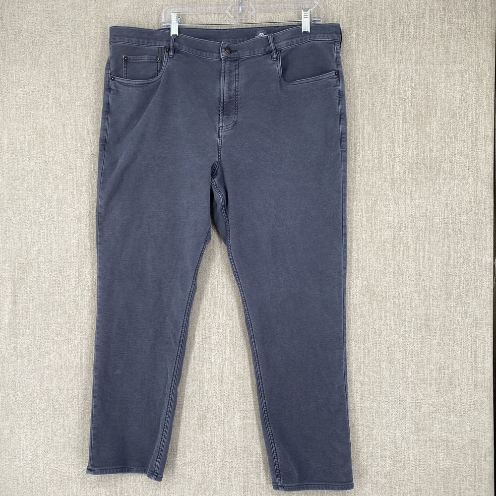 Faherty Pants Mens 40x30 Slim Straight Leg Chino Stretch Twill Terry 5 Pocket