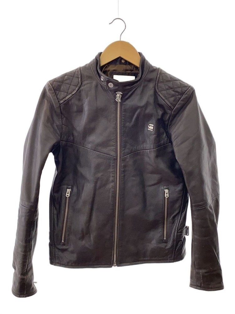 G-Star Raw Leather Jacket Blouson/S/Cowhide/Brown 3499