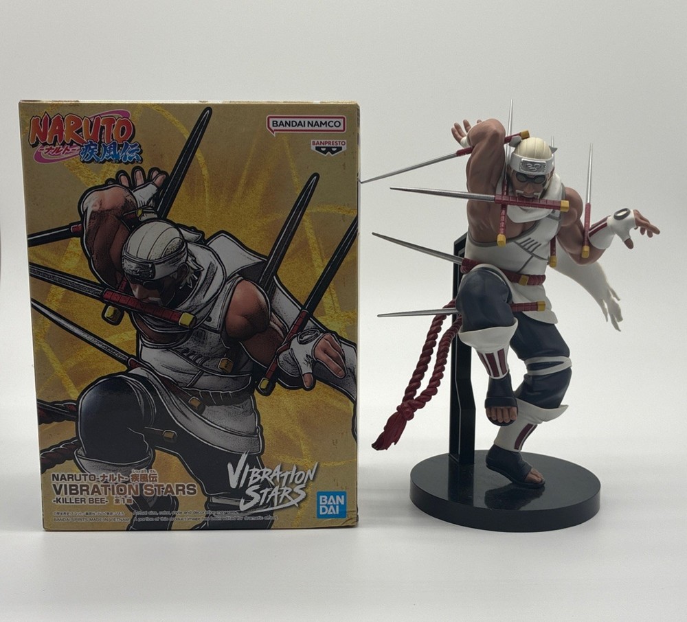 Killer Bee Vibration Stars Figure Naruto Shippuden Statue Banpresto Bandai