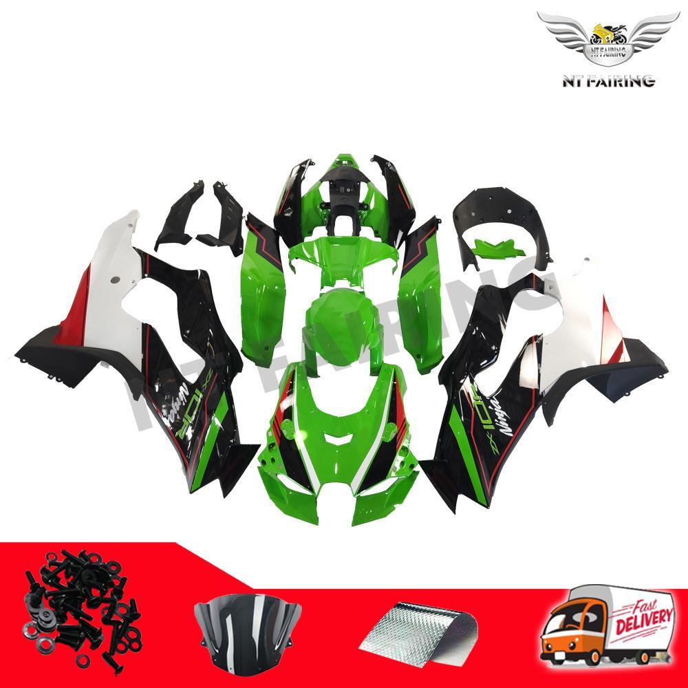 NT Injection Green Black Fairing Fit for Kawasaki 2021-2025 Ninja ZX10R l002
