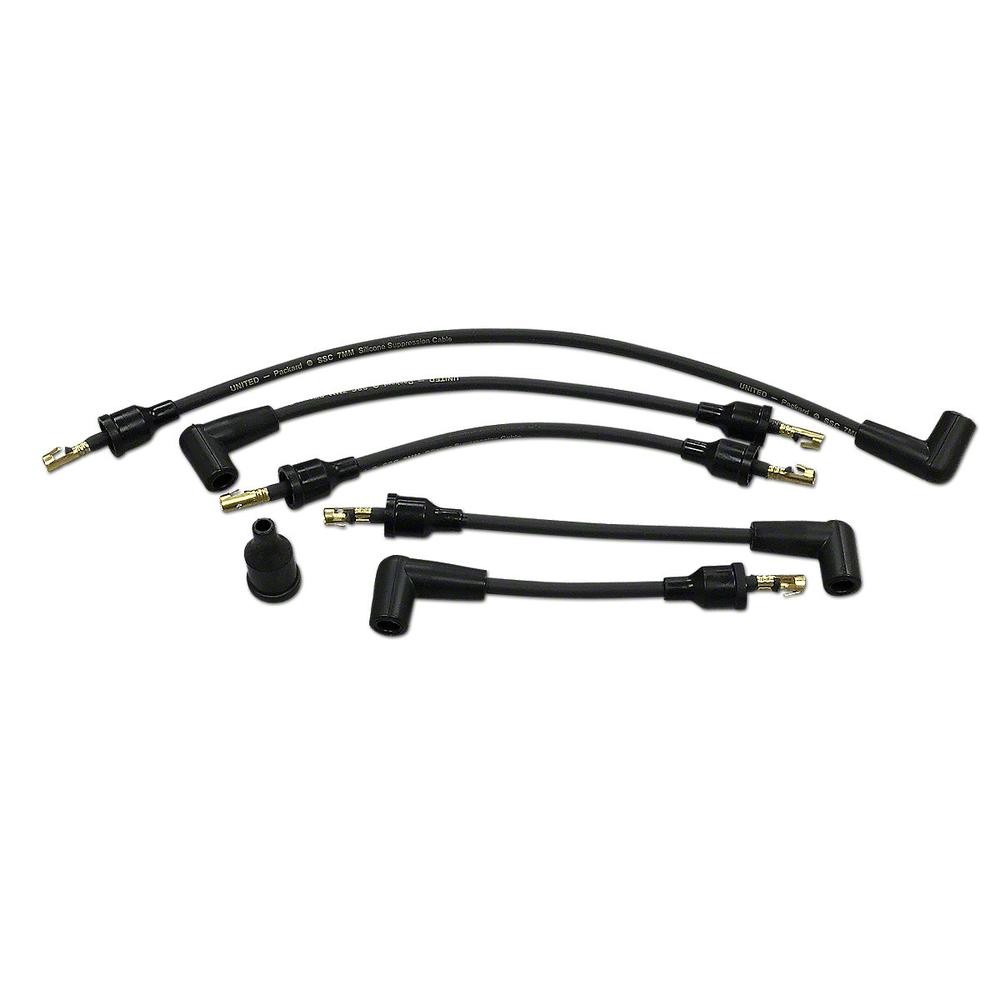 FDS4315 Spark Plug Wiring Set with 90 degree boots, 4-cyl. Fits Ford