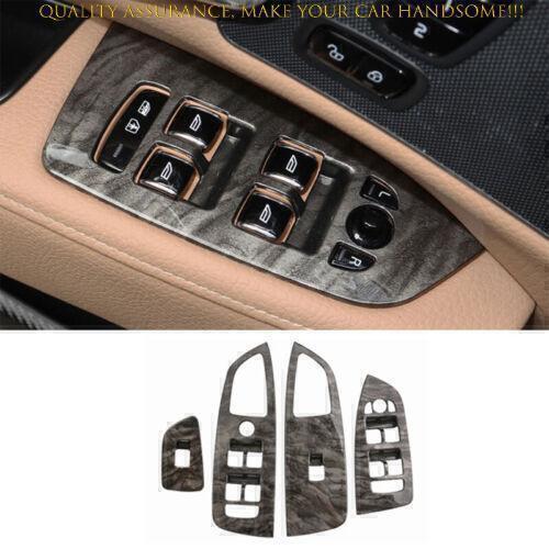 Volvo S90 2017-2024 Marble Texture Window Switch Panel Trim 4PCS