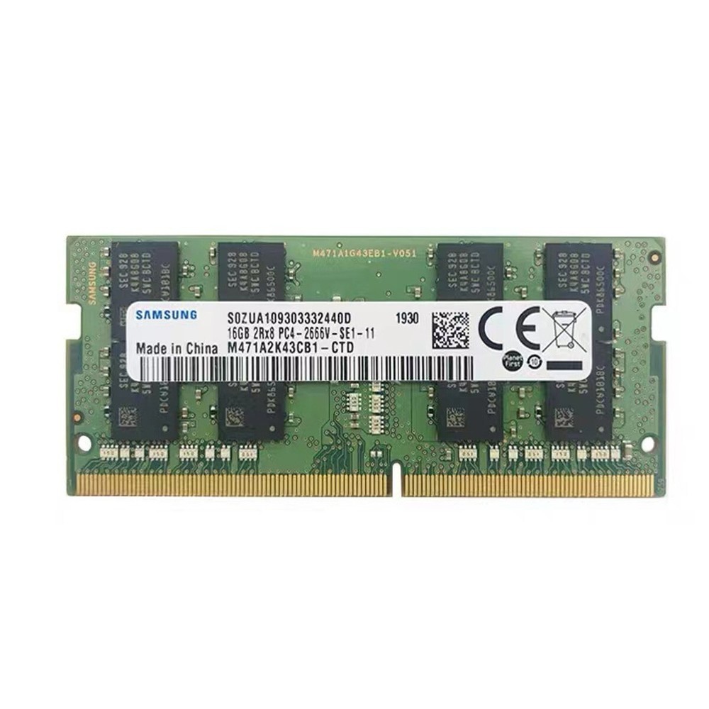 Samsung 16GB DDR4 2666 DIMM PC4-2666V M471A2K43CB1 Laptop RAM