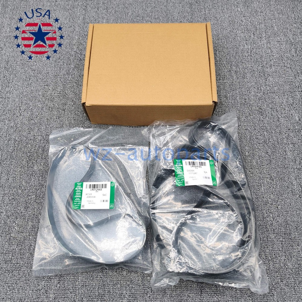 RANGE BELT SET For LAND ROVER V8 5.0L RR SPORT LR4 LR012663 LR064185 US
