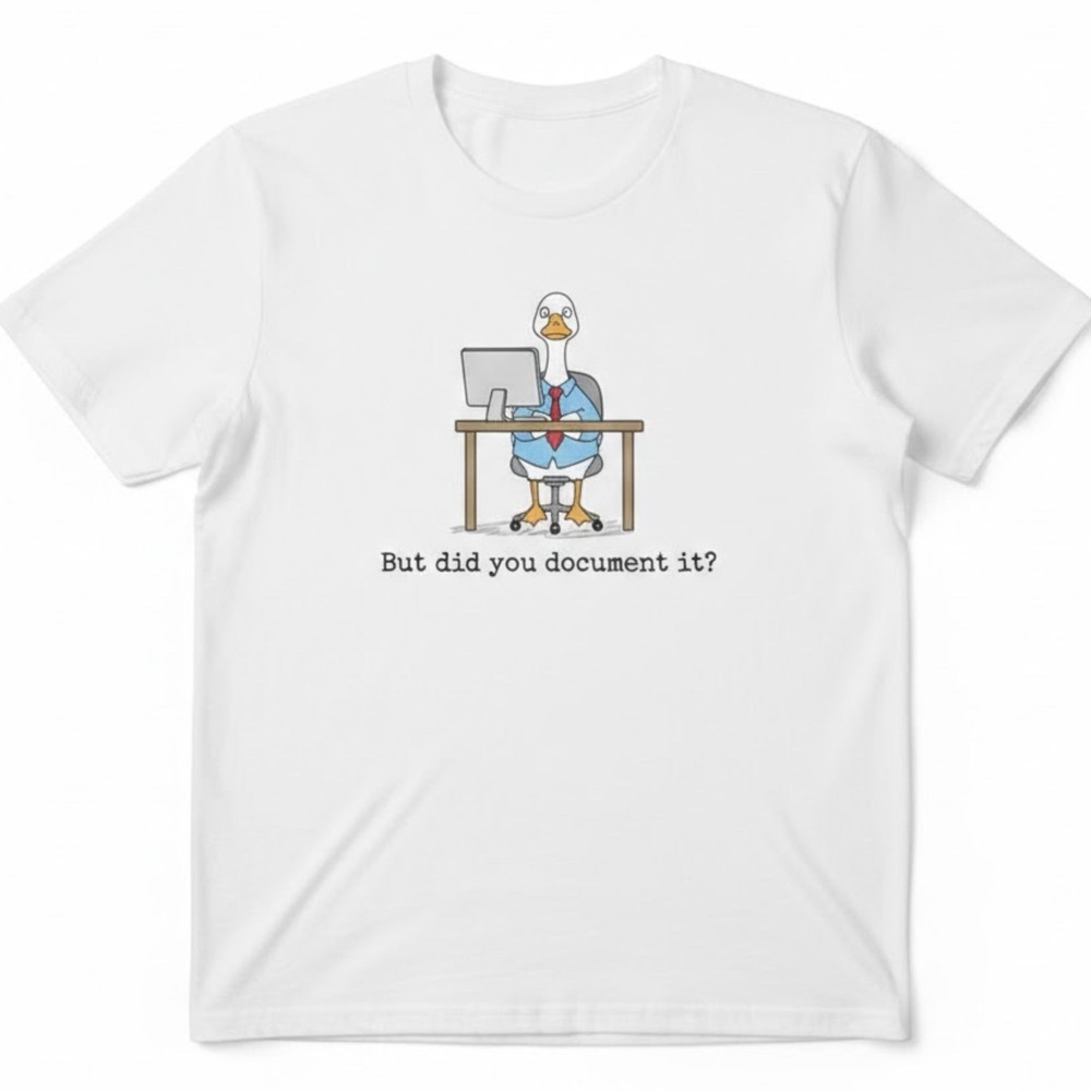 Goose Office Worker Shirt Funny Coworker Tee But Did You Document It Tshirt