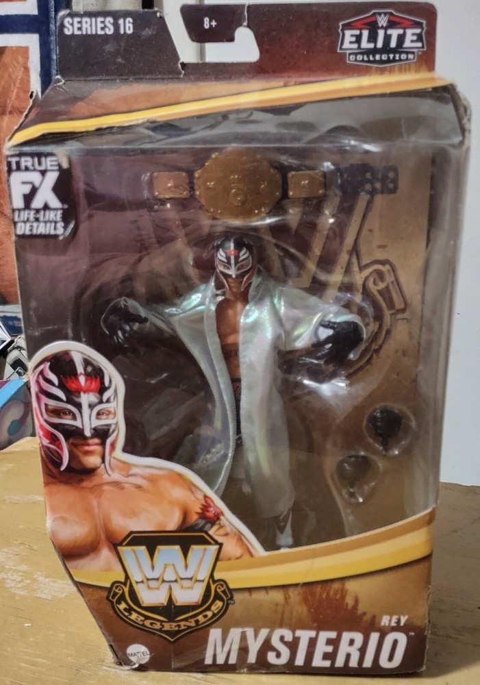 Rey Mysterio WWE Mattel Elite Legends Series 16 Wrestling Figure NEW MOC