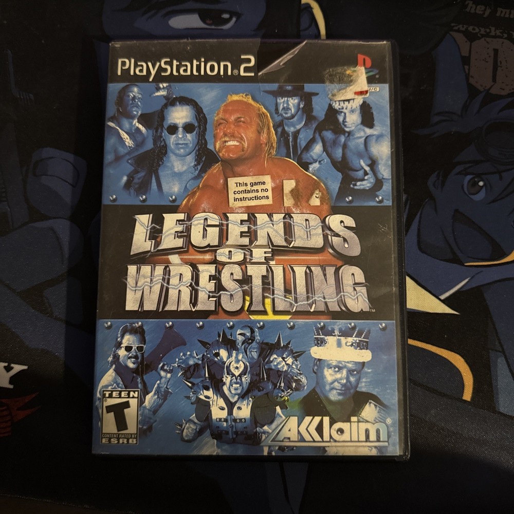 Legends of Wrestling (Sony PlayStation 2, 2001) PS2 Game & Case No Manual