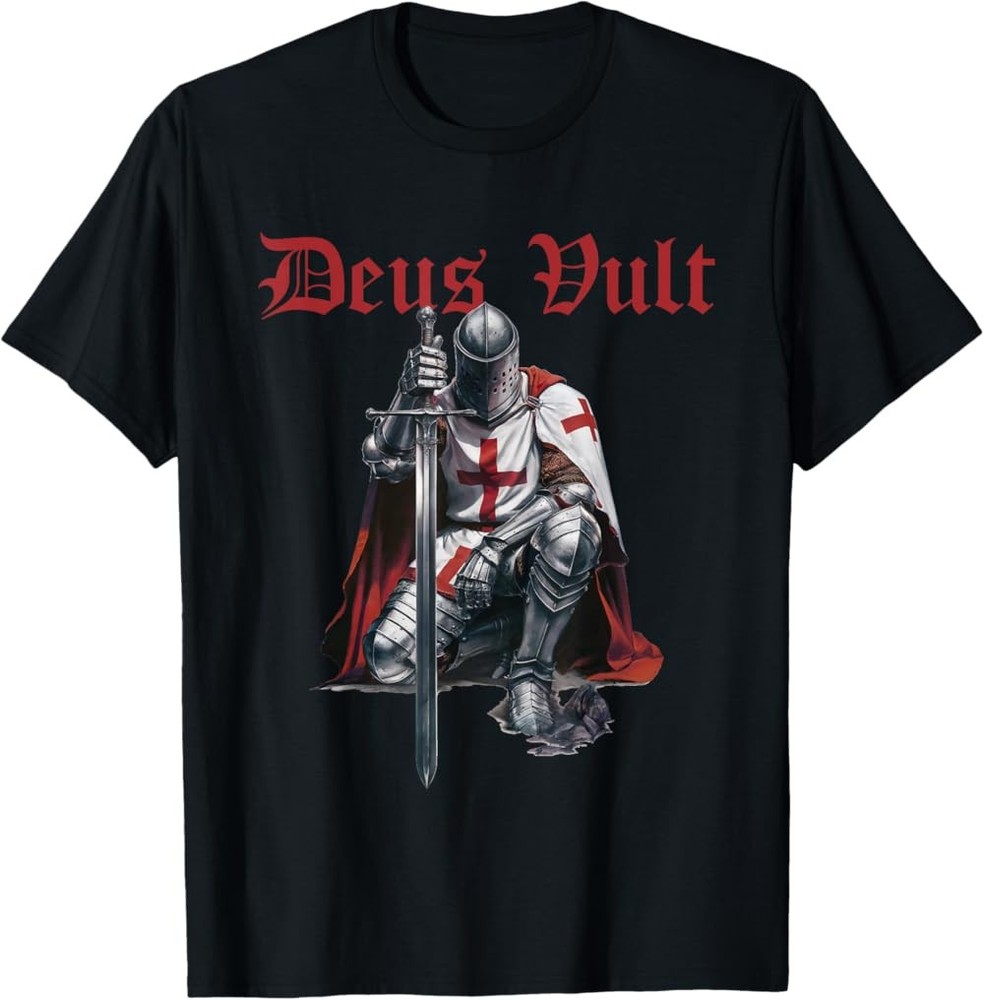Deus Knights Templar Crusades T-Shirt
