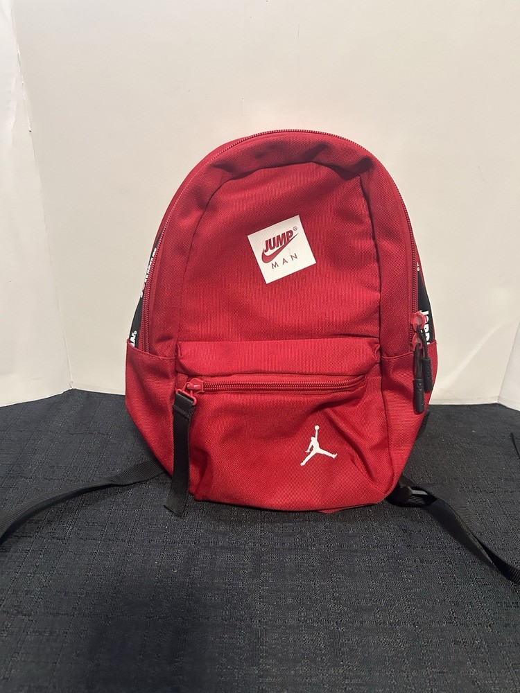 Nike Jordan Jumpman Mini Backpack Red Black Small Daypack Sling Bag