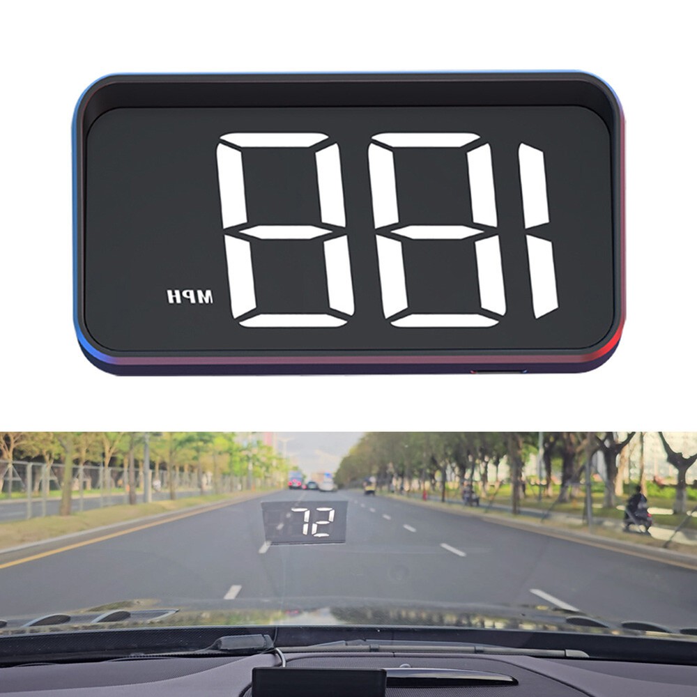 HD HUD Car Display M2 GPS Speedometer Windshield Projector MPH Speed